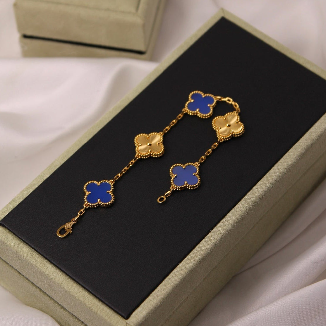 Van Cleef & Arpels Vintage Alhambra 5 motifs bracelet