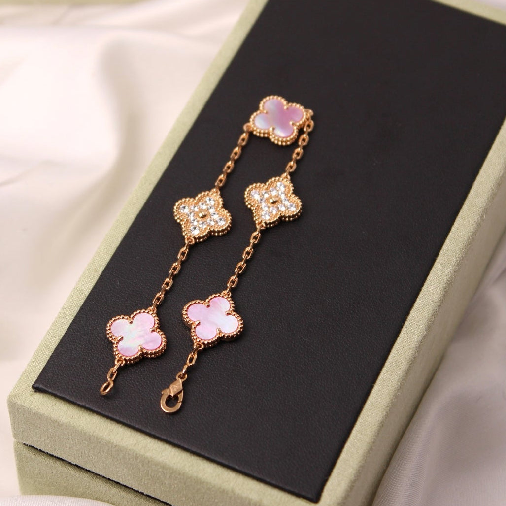 Van Cleef & Arpels Vintage Alhambra 5 motifs bracelet