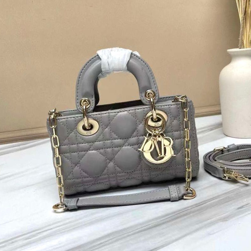 Dior Lady D-JOY Latte Cannage Lambskin Micro Bag