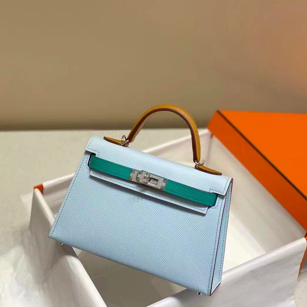 Hermes BN Kelly Togo Caviar 21CM Bag