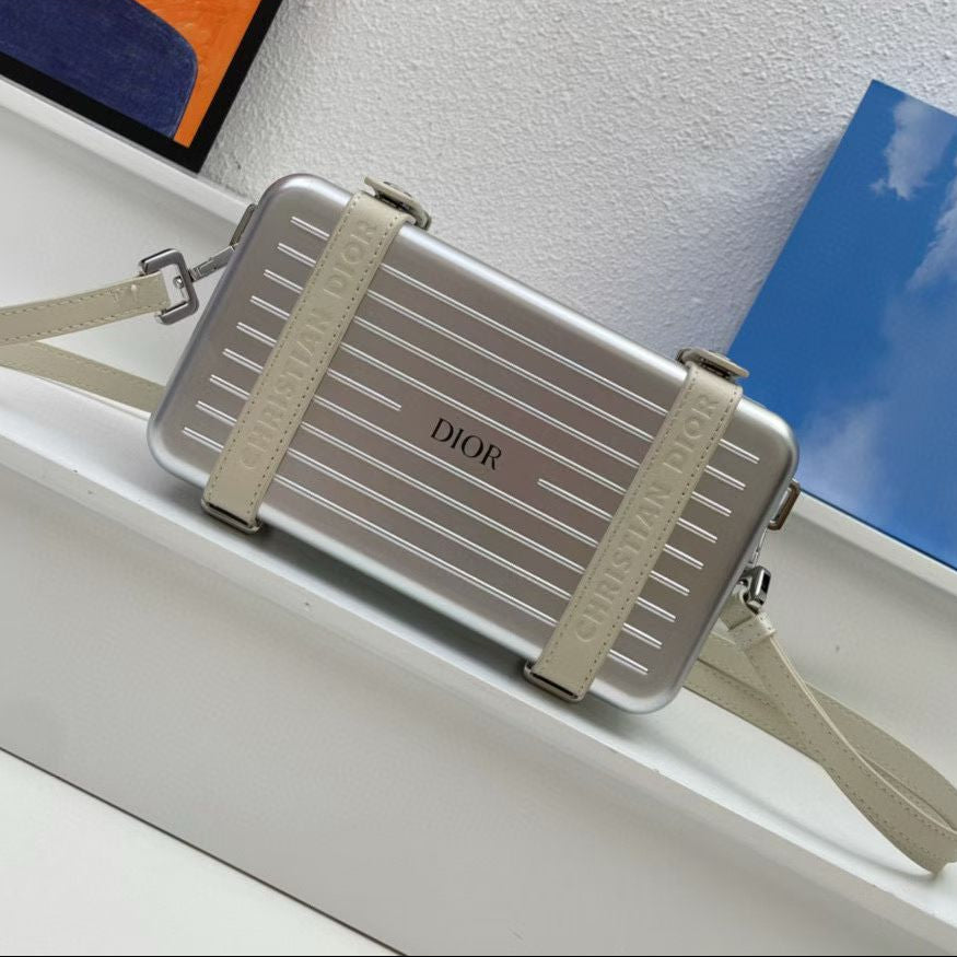 DIOR and RIMOWA Personal Clutch On Strap