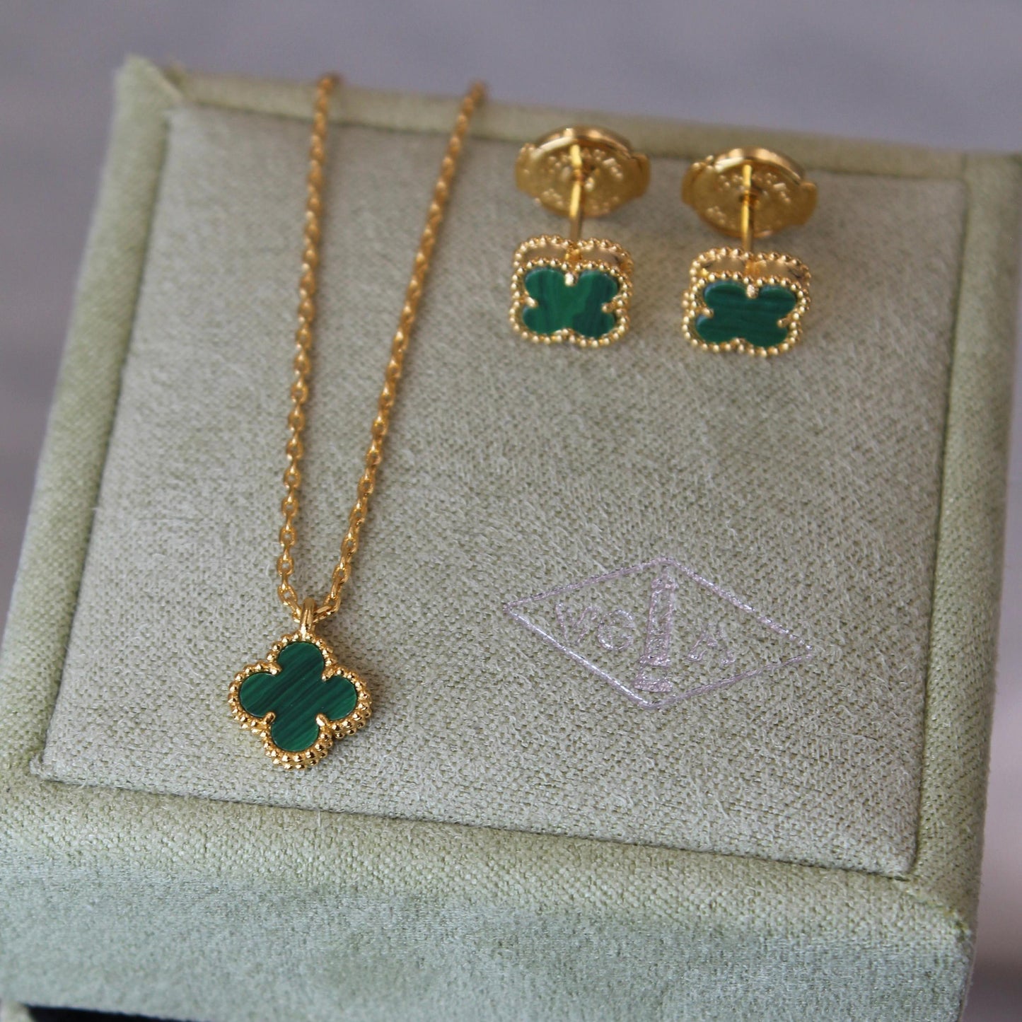 Van Cleef & Arpels Vintage Alhambra Guilloché set