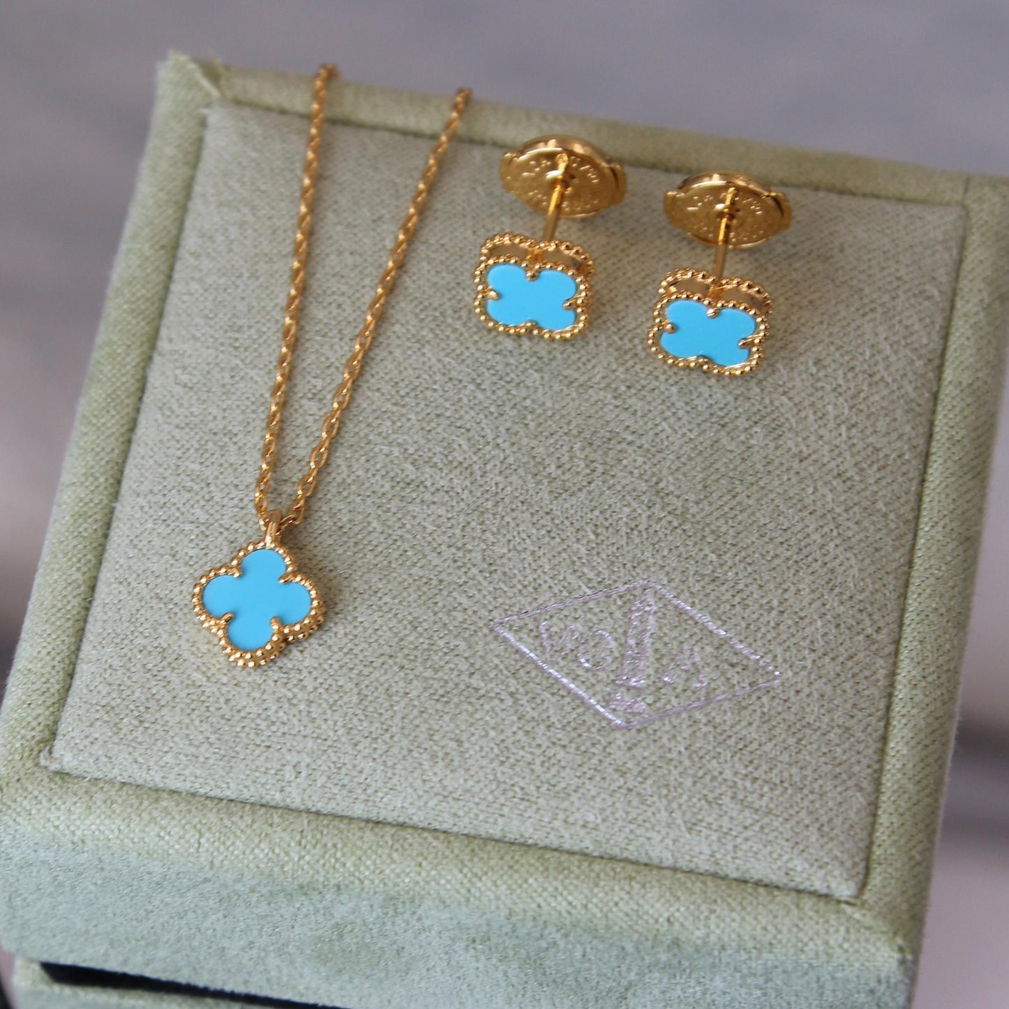 Van Cleef & Arpels Vintage Alhambra Guilloché set