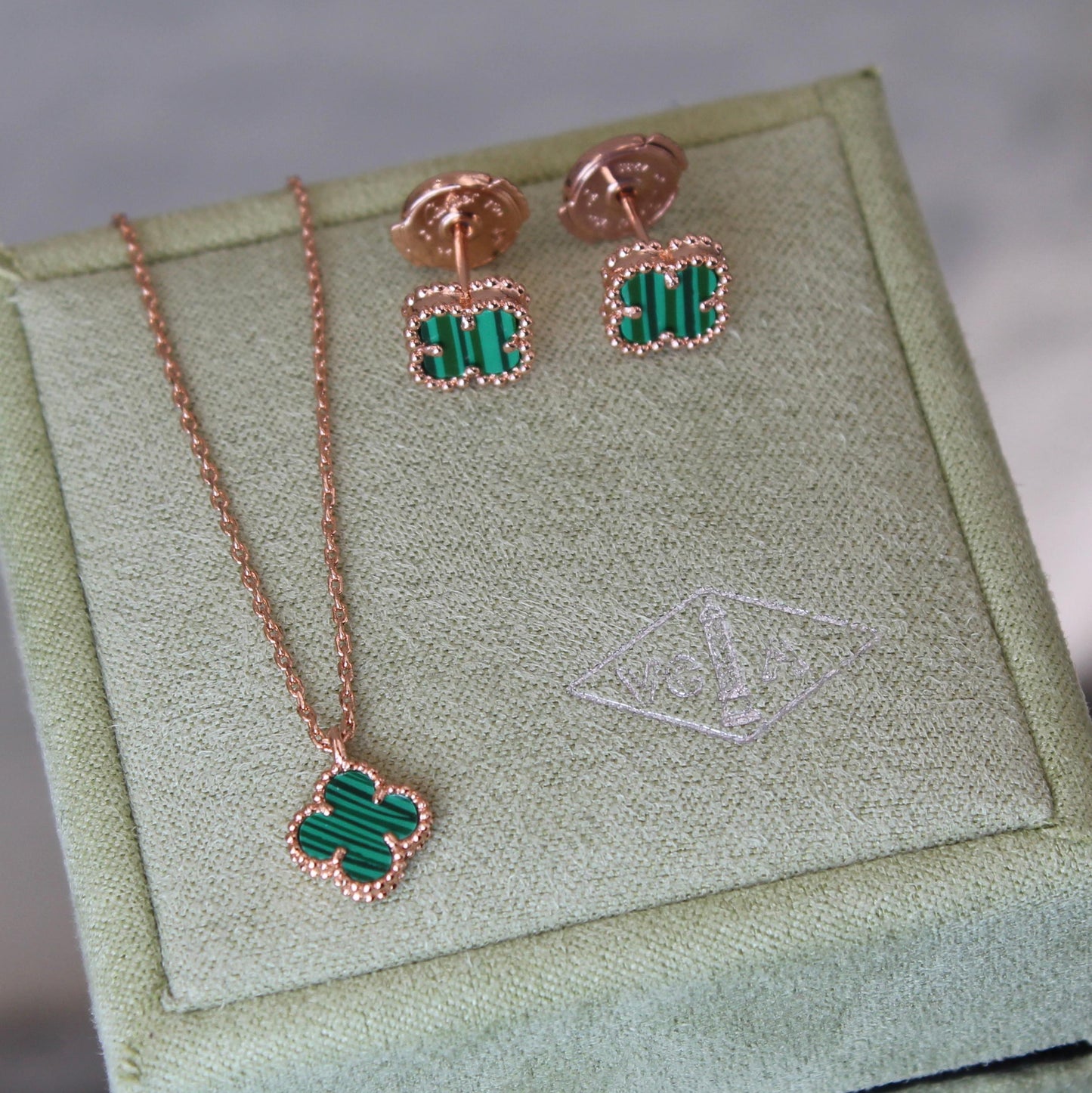 Van Cleef & Arpels Vintage Alhambra Guilloché set