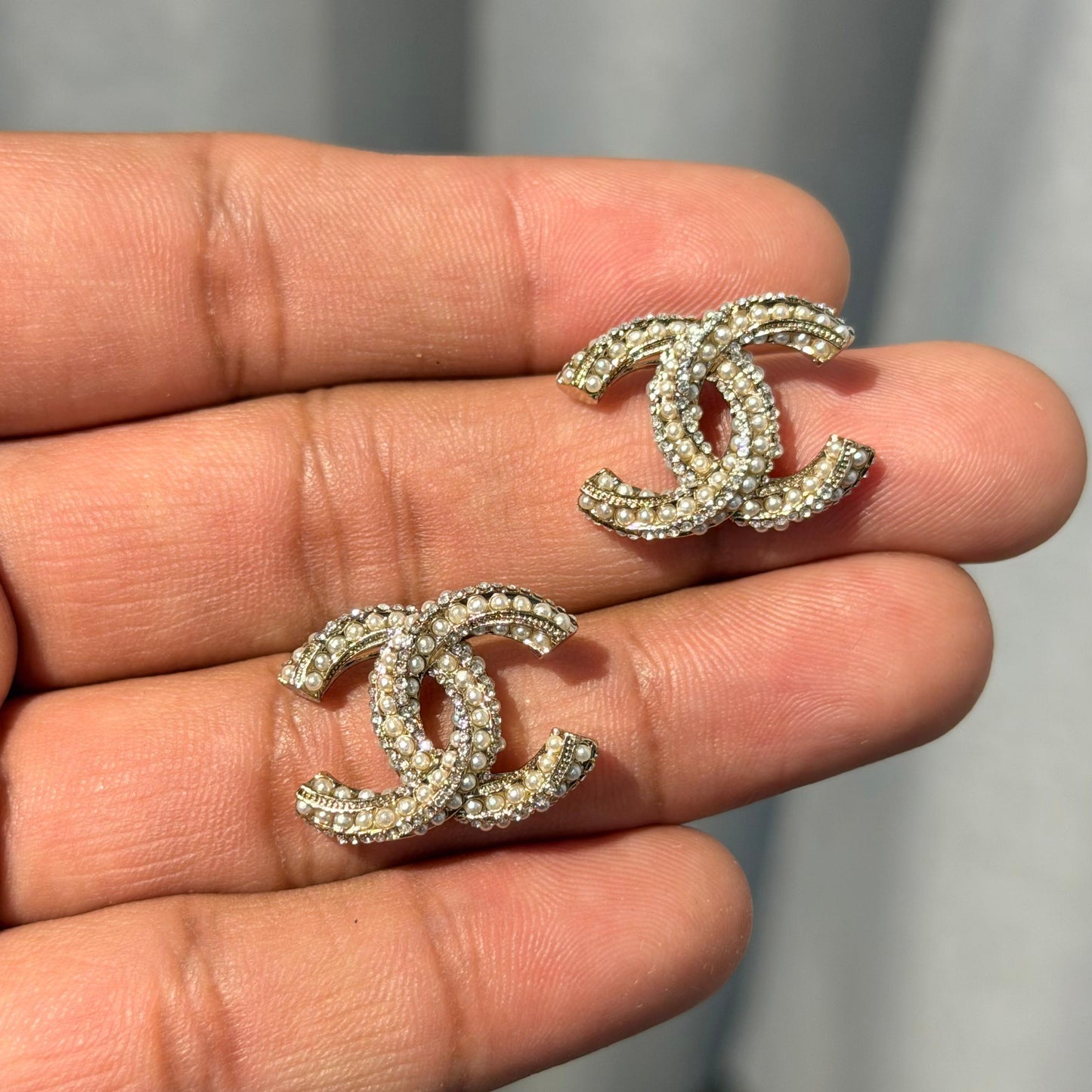 Chanel costume earrings