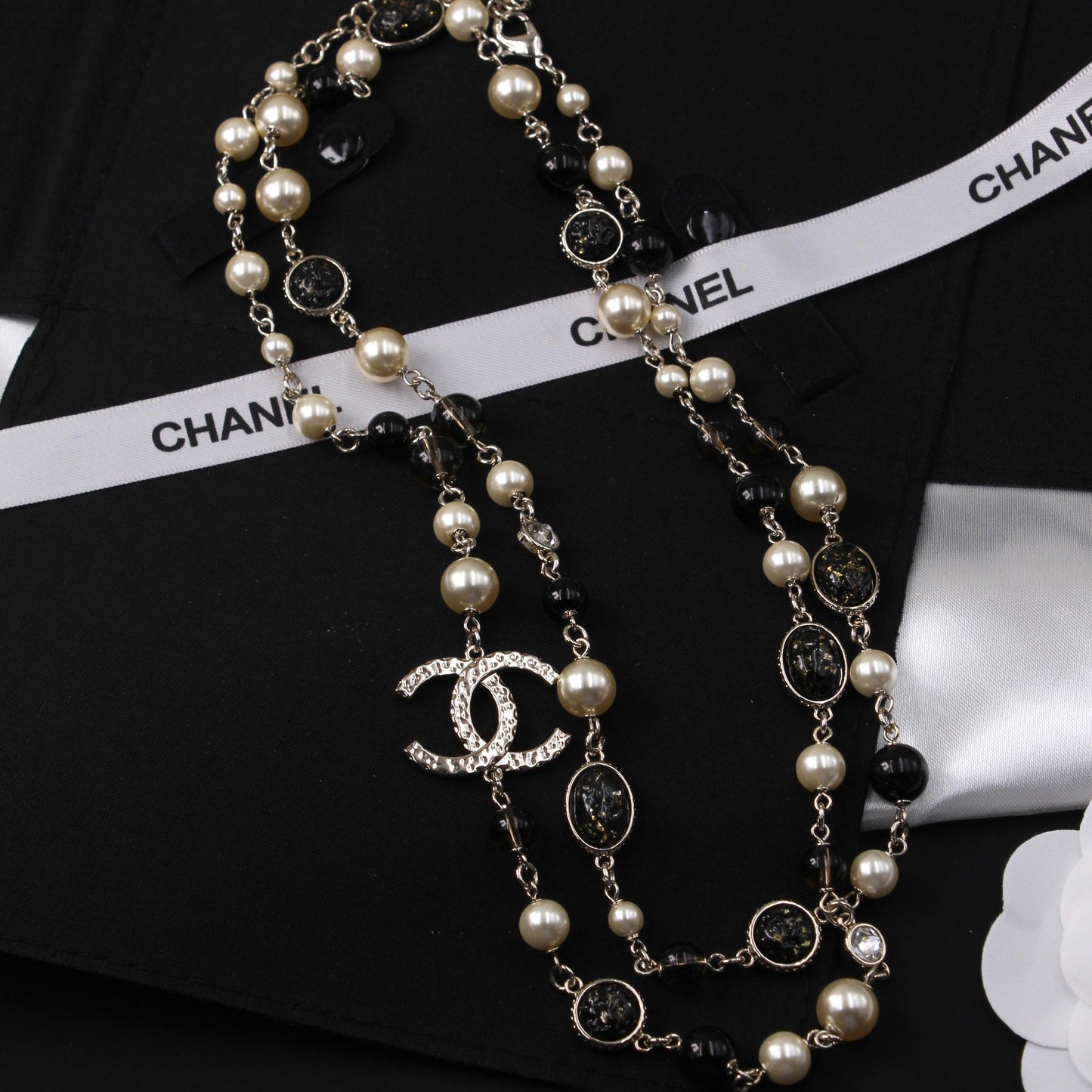 Chanel Pearl Multi-Strand Sautoir (Long) Necklace