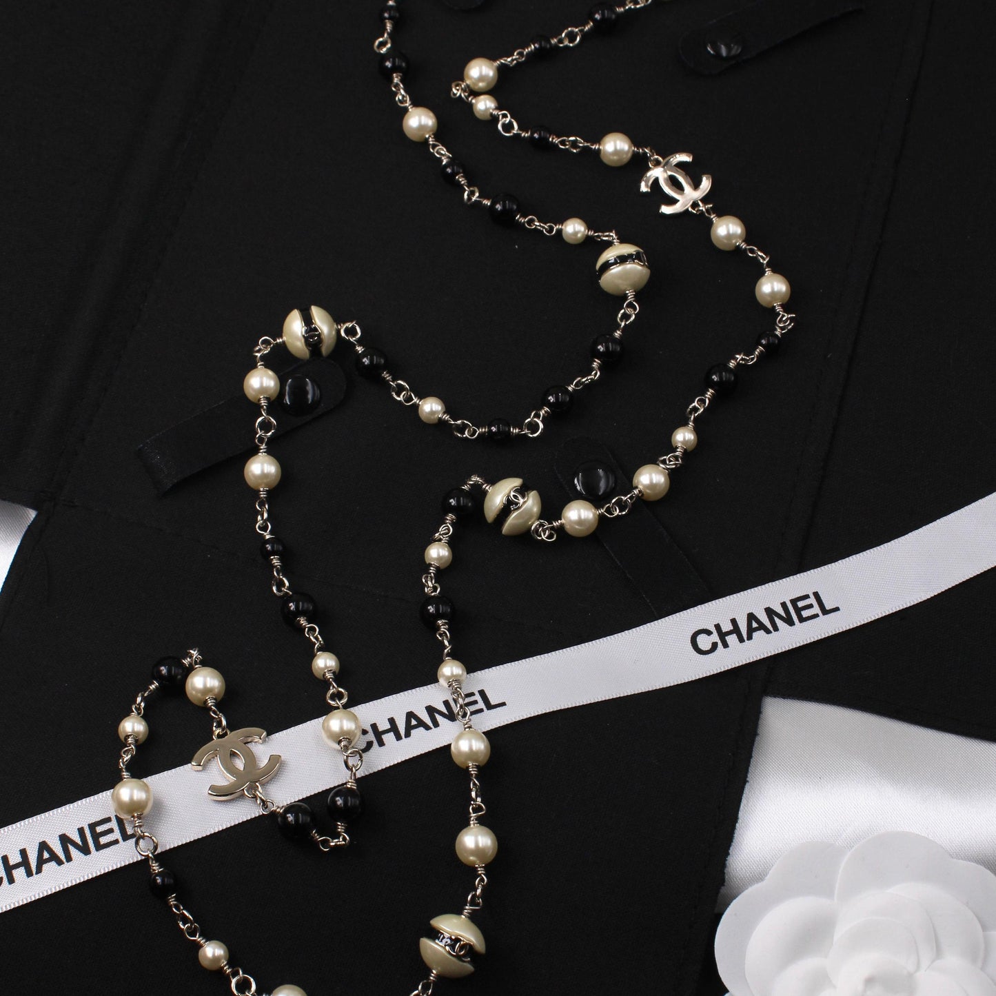Chanel Pearl Multi-Strand Sautoir (Long) Necklace