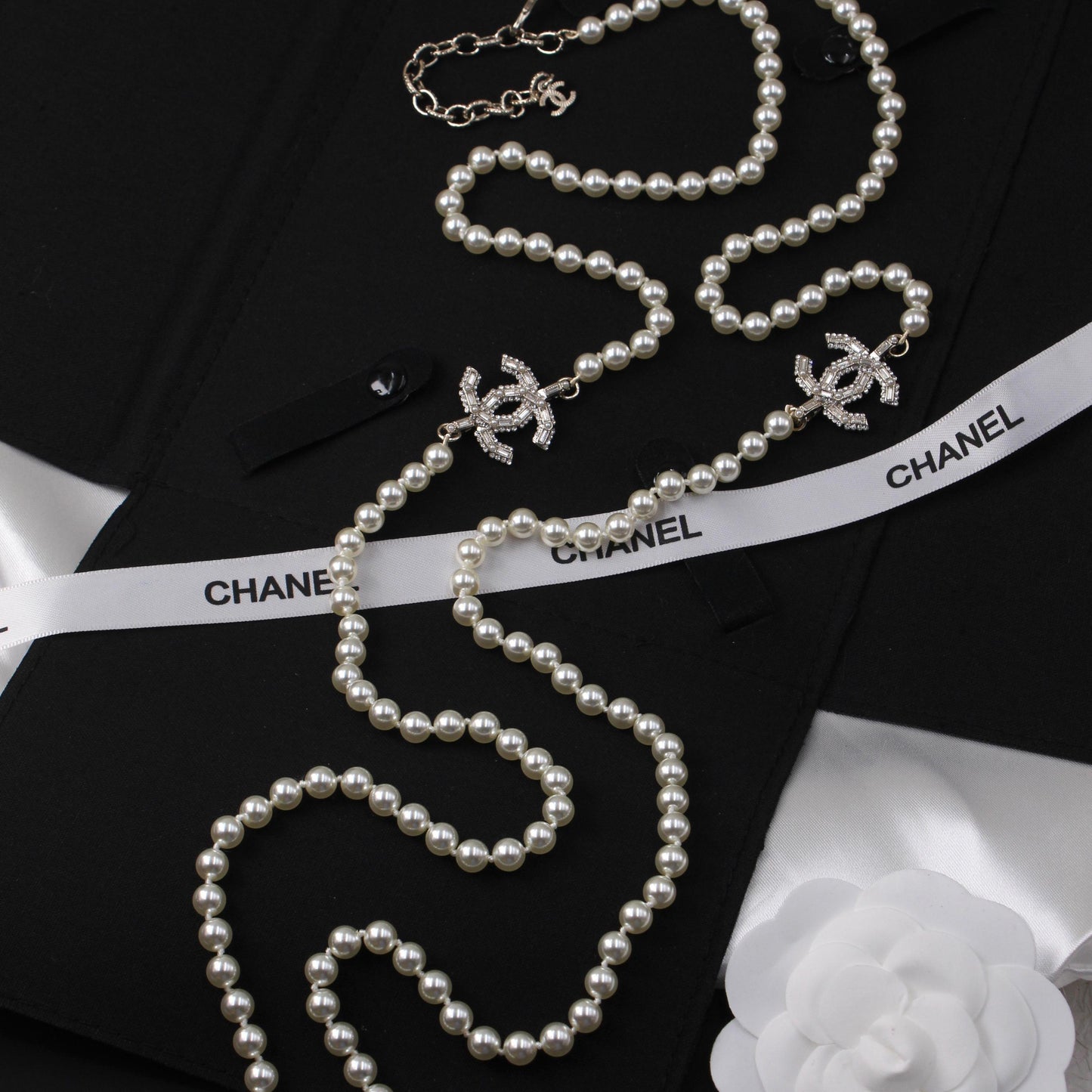 Chanel Pearl Multi-Strand Sautoir (Long) Necklace