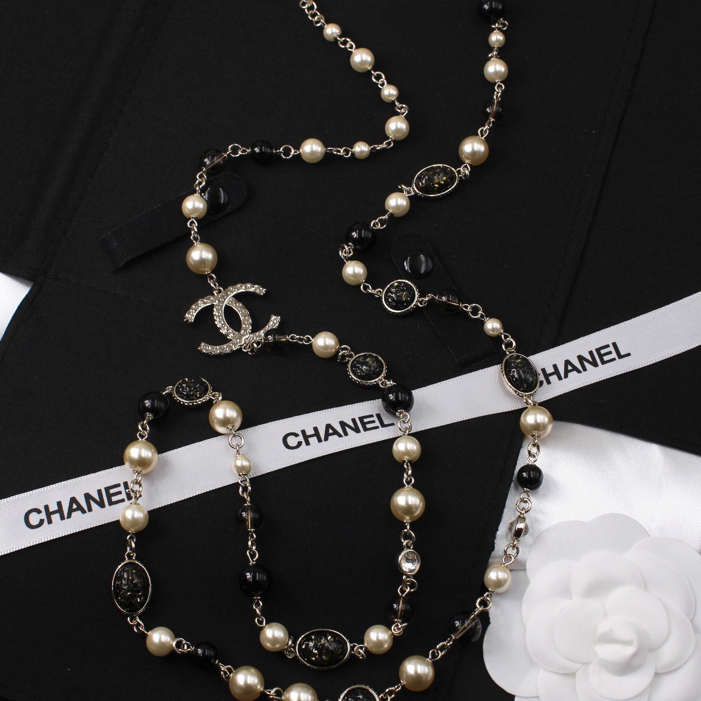Chanel Pearl Multi-Strand Sautoir (Long) Necklace