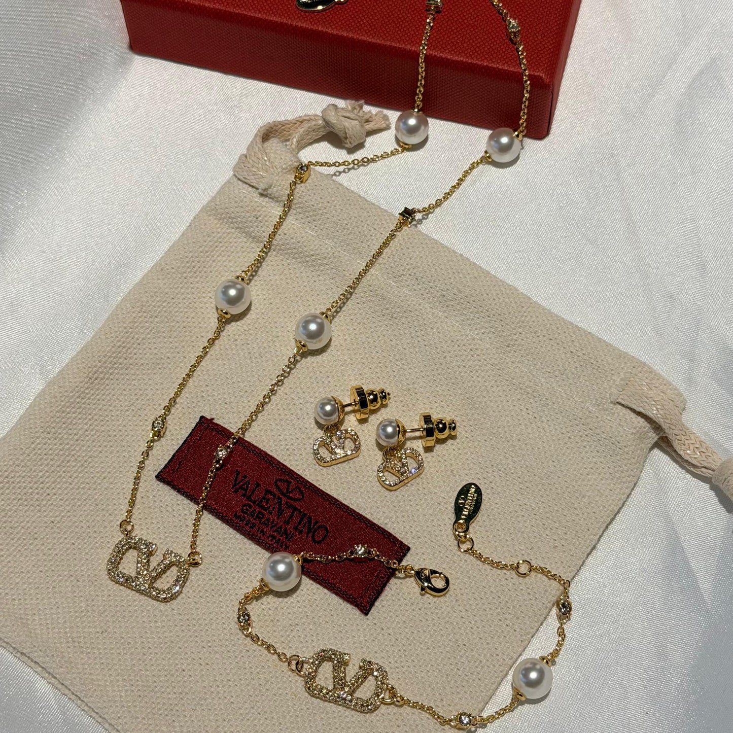 Valentino Garavani VLogo Signature Pearl & Crystal collection