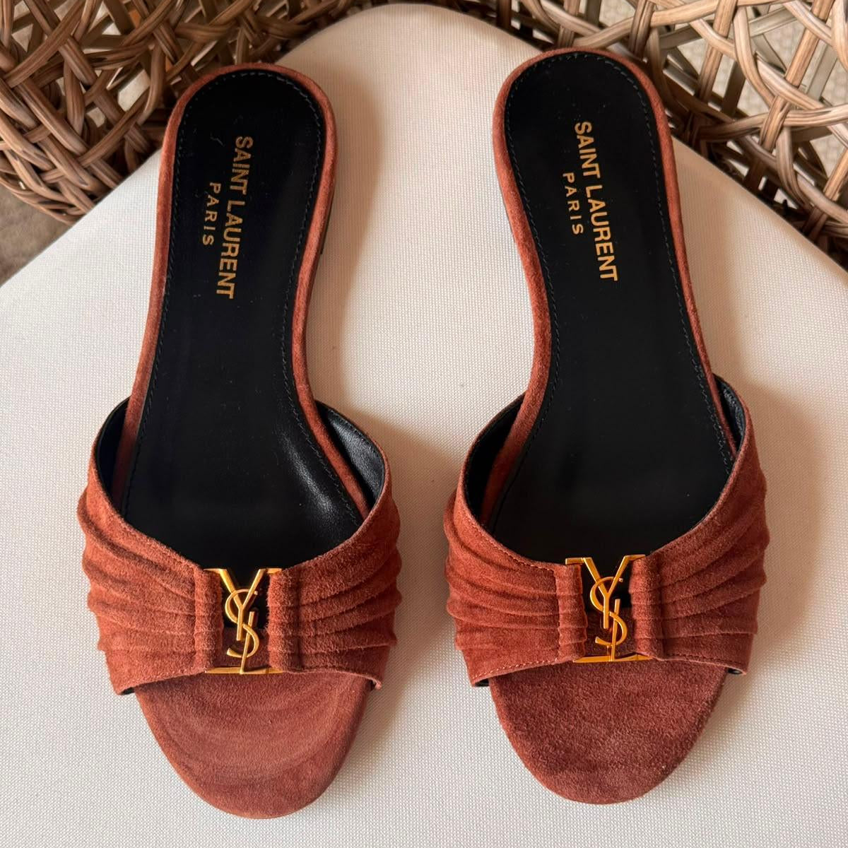 Saint Laurent Babylone Slides