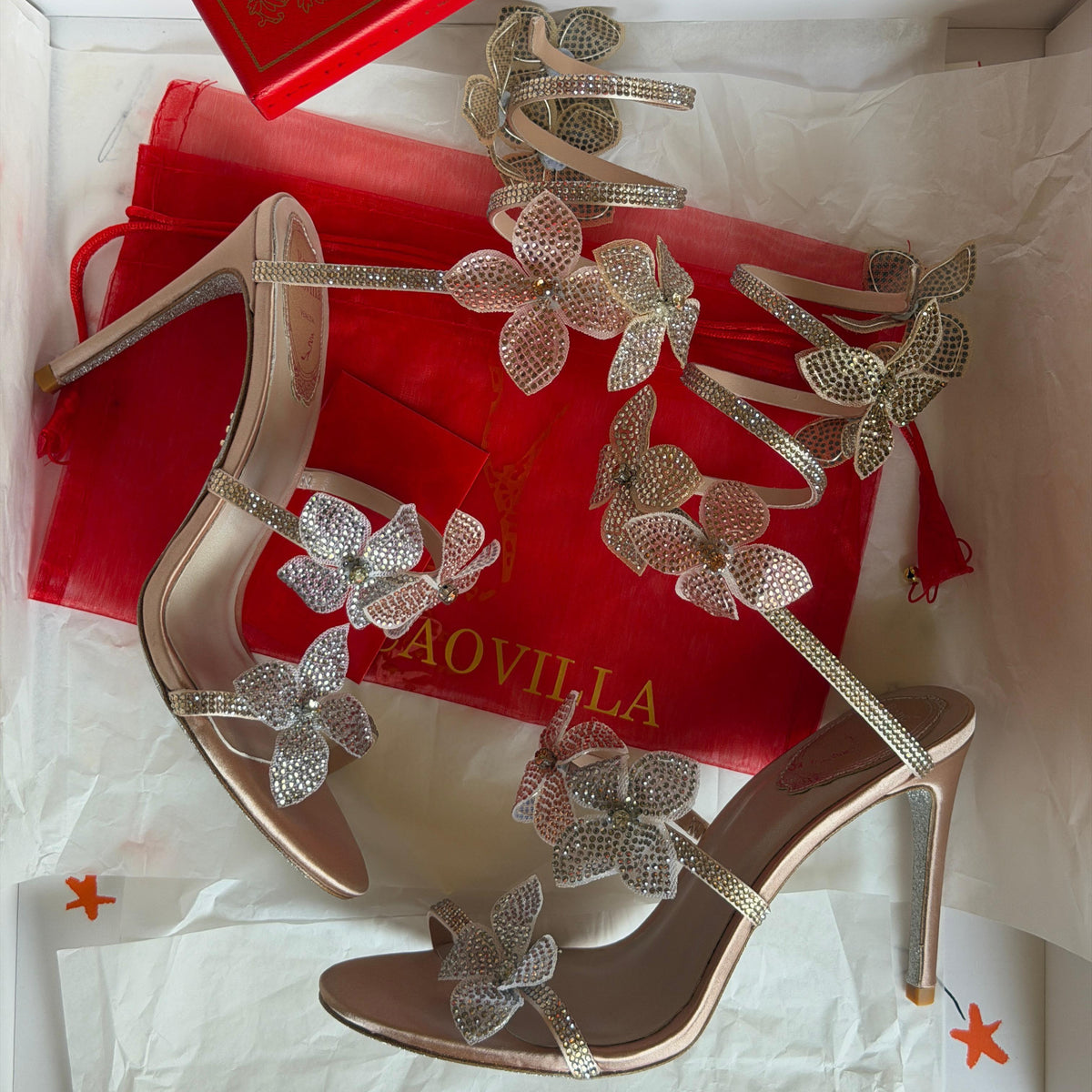 René Caovilla Floriane Sandals