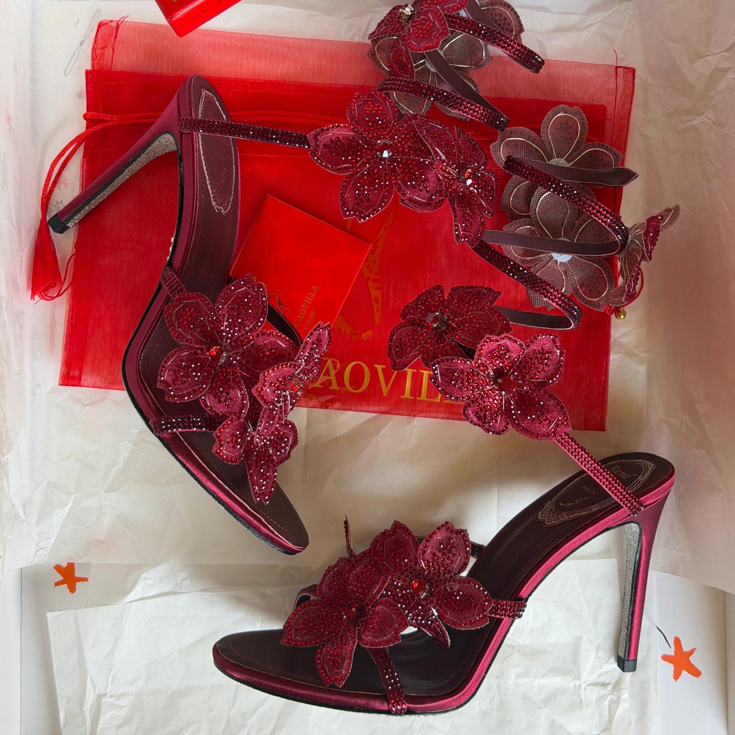 René Caovilla Floriane Sandals