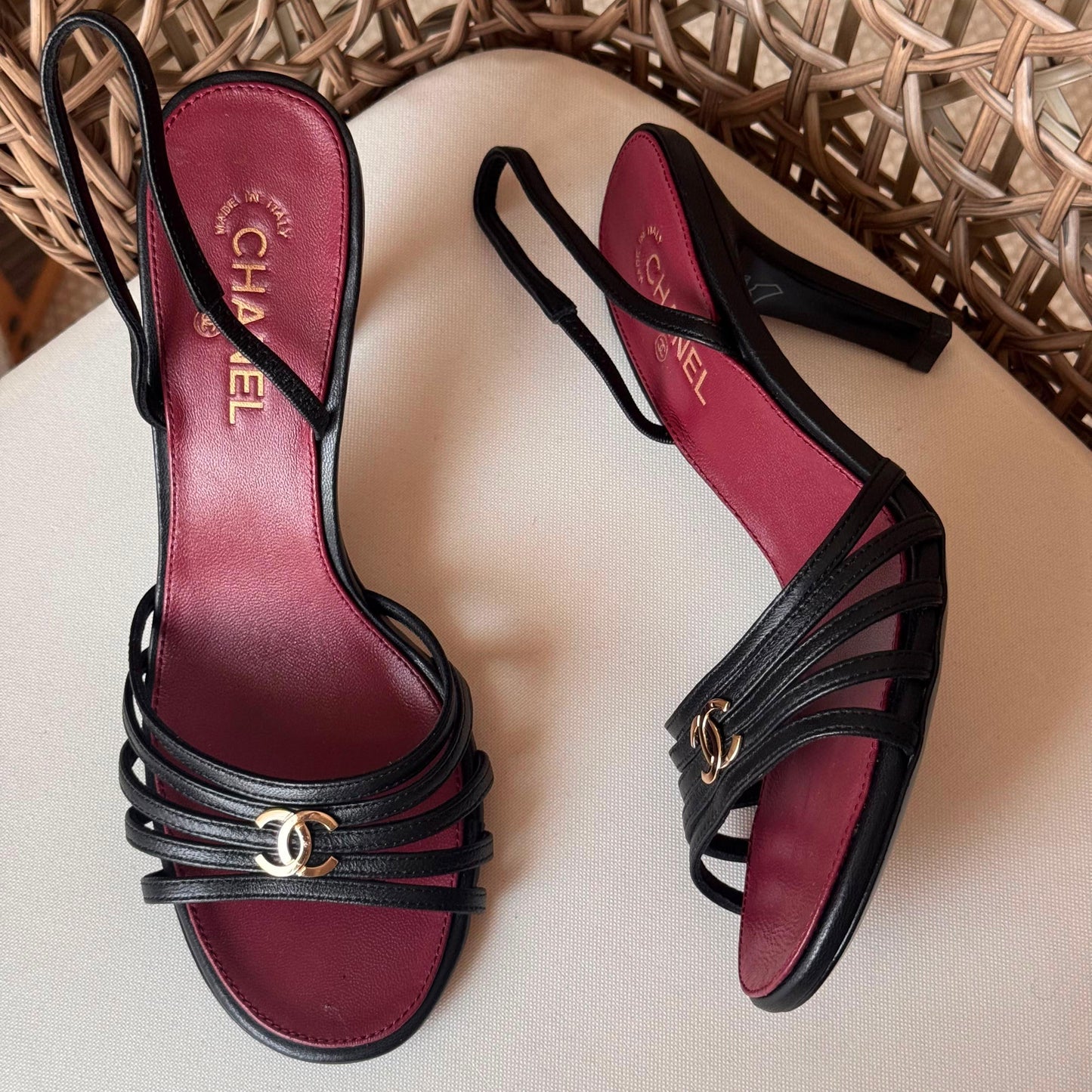 Chanel Métiers d'Art Multi-Strap Slingback Sandal