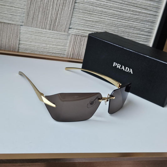 Prada Runway Rimless Sunglasses