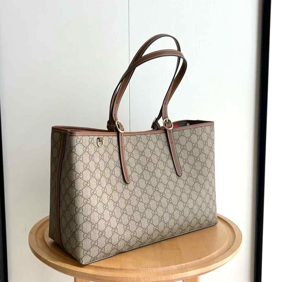 Gucci GG Emblem Tote Bag