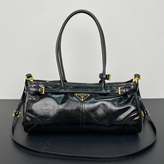 Prada Bonnie Medium Suede Handbag