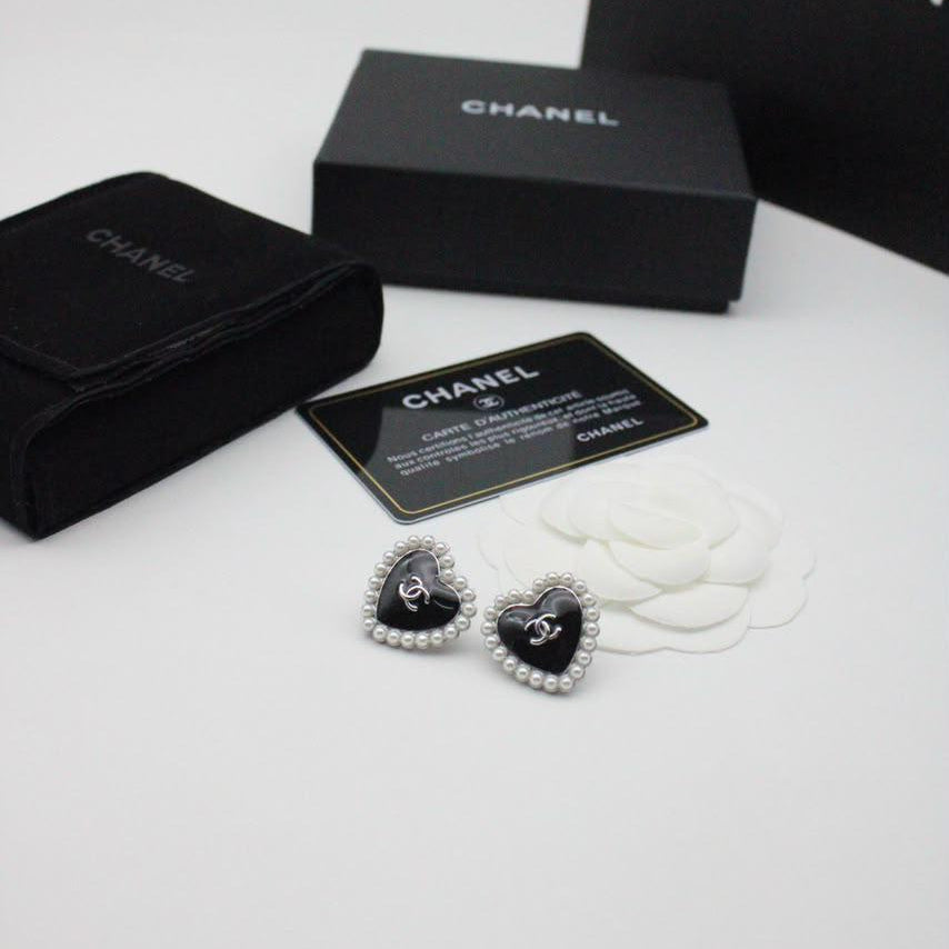 Chanel CC Costume Earrings