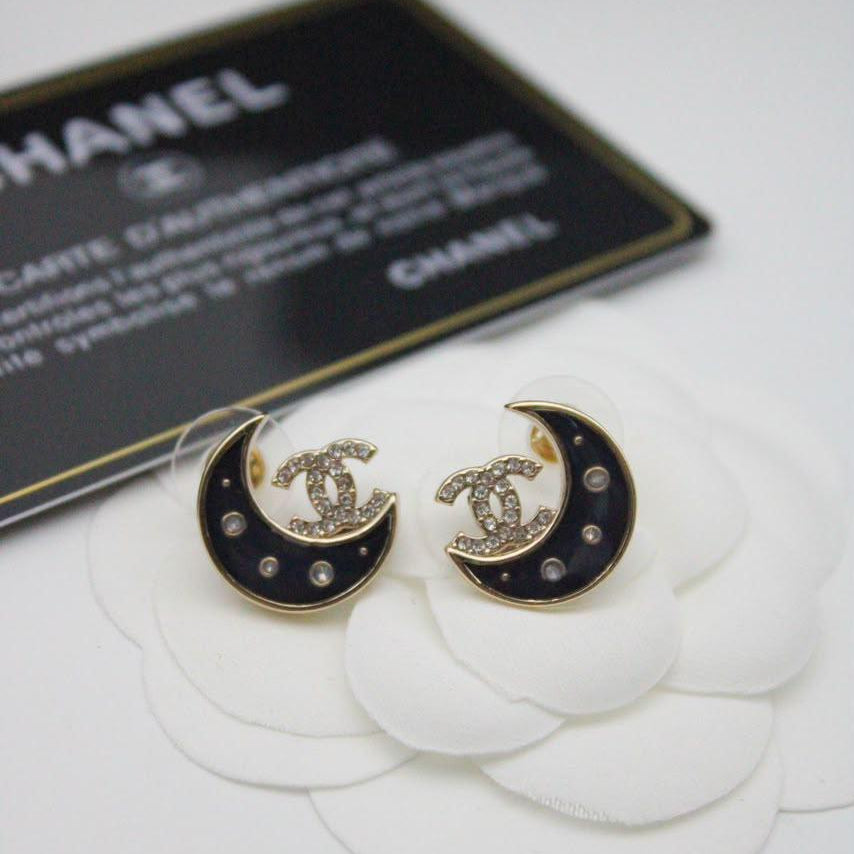 Chanel CC Costume Earrings