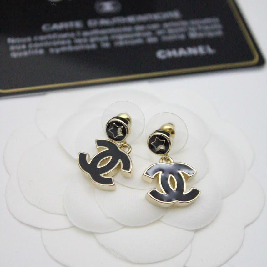 Chanel CC Costume Earrings