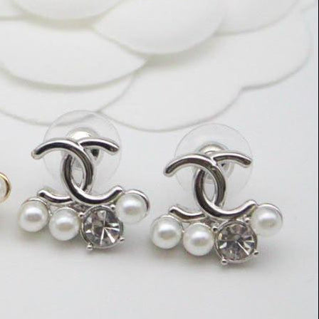 Chanel CC Costume Earrings