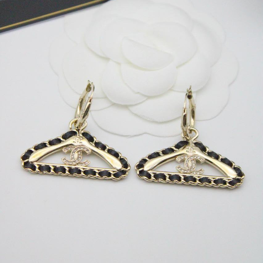 Chanel CC Costume Earrings