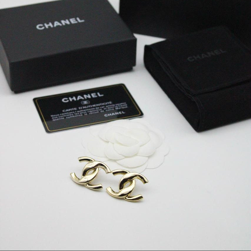 Chanel CC Costume Earrings
