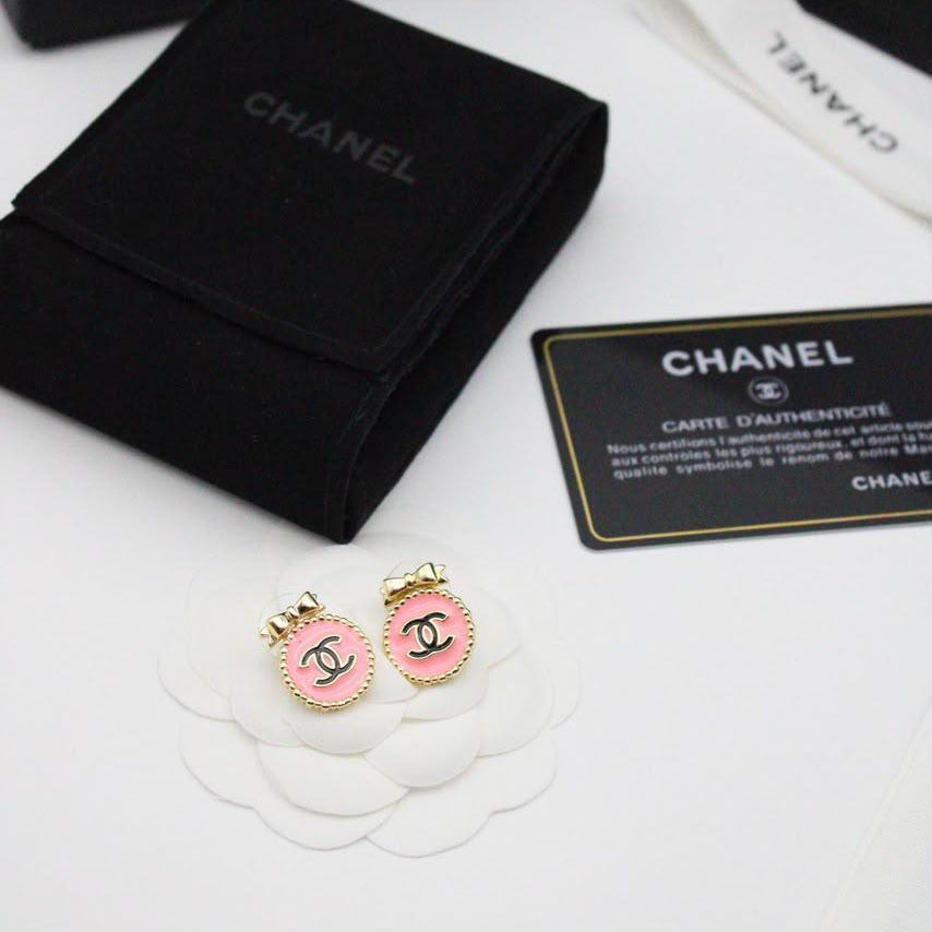 Chanel CC Costume Earrings
