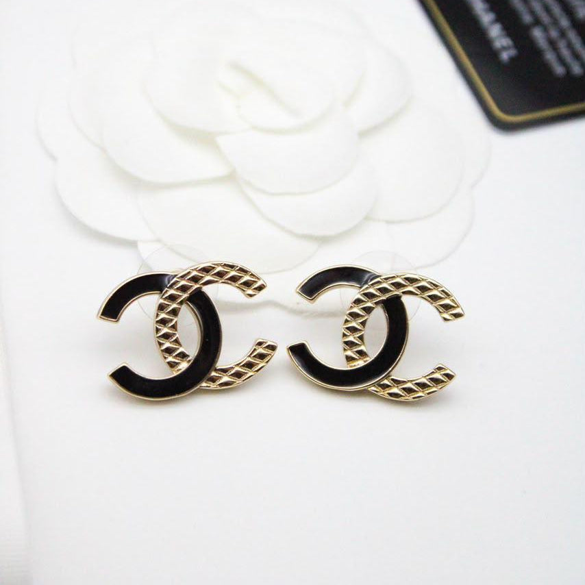 Chanel CC Costume Earrings