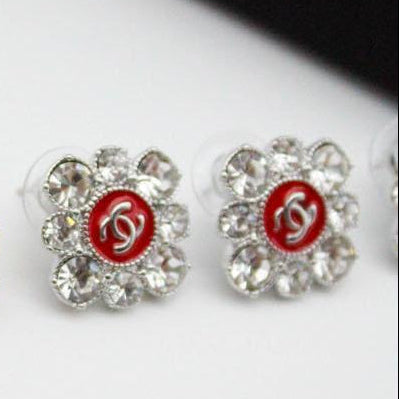 Chanel CC Costume Earrings