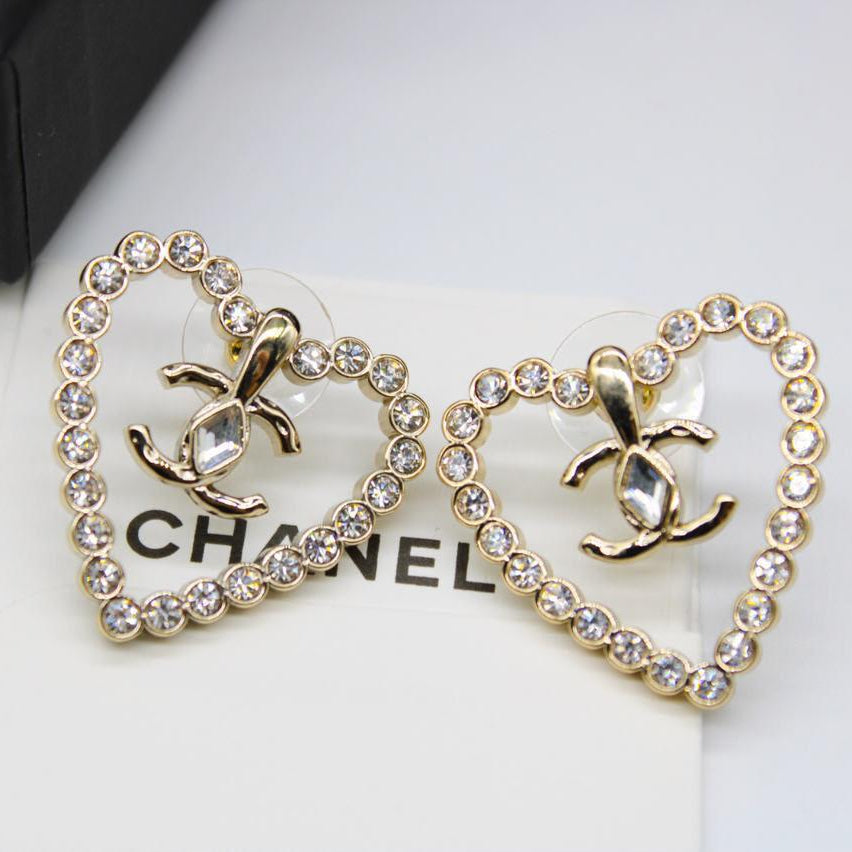 Chanel CC Costume Earrings