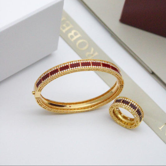 Roberto Coin Mosaic Lapis and Diamond Bangle Bracelet
