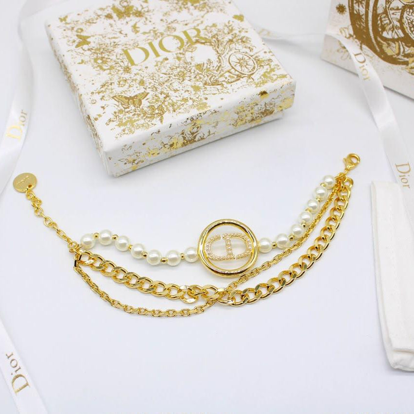 Christian Dior 30 Montaigne Layered Bracelet