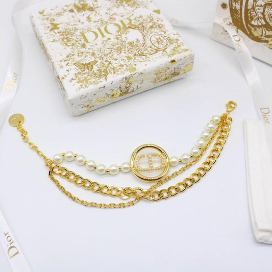 Christian Dior 30 Montaigne Layered Bracelet