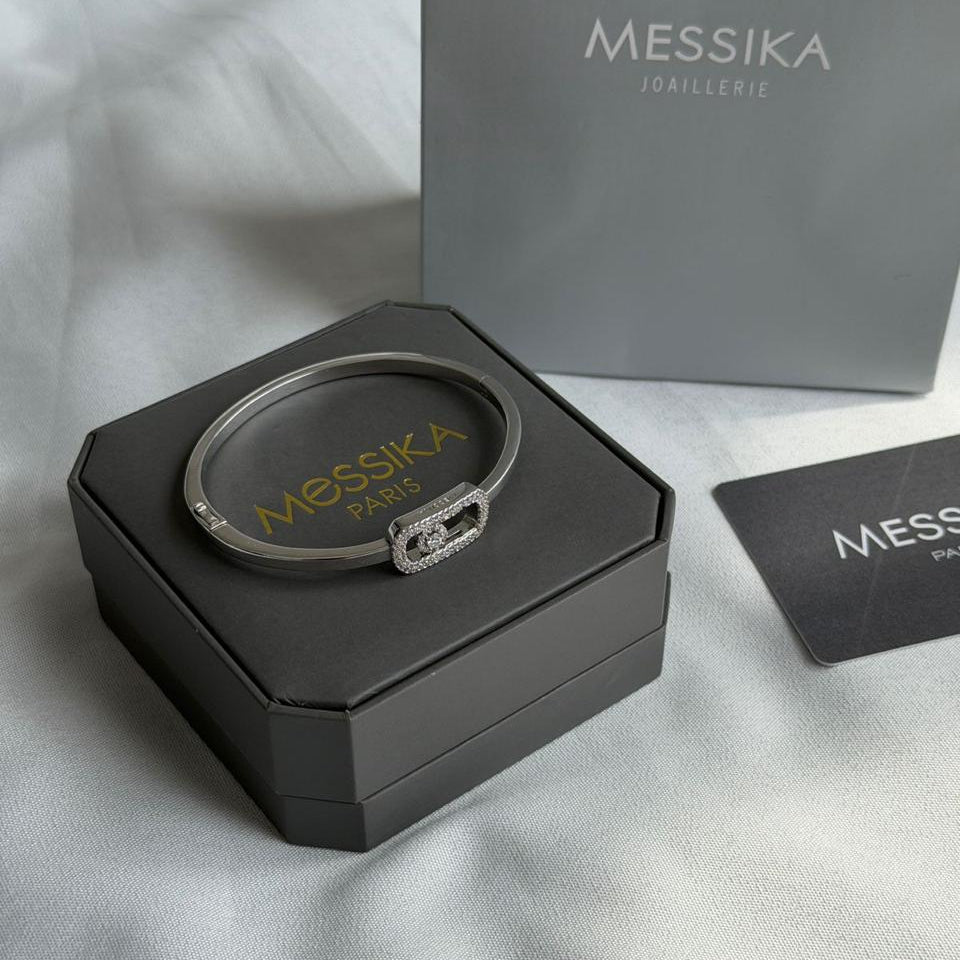 Messika So Move Diamond Pavé Bangle