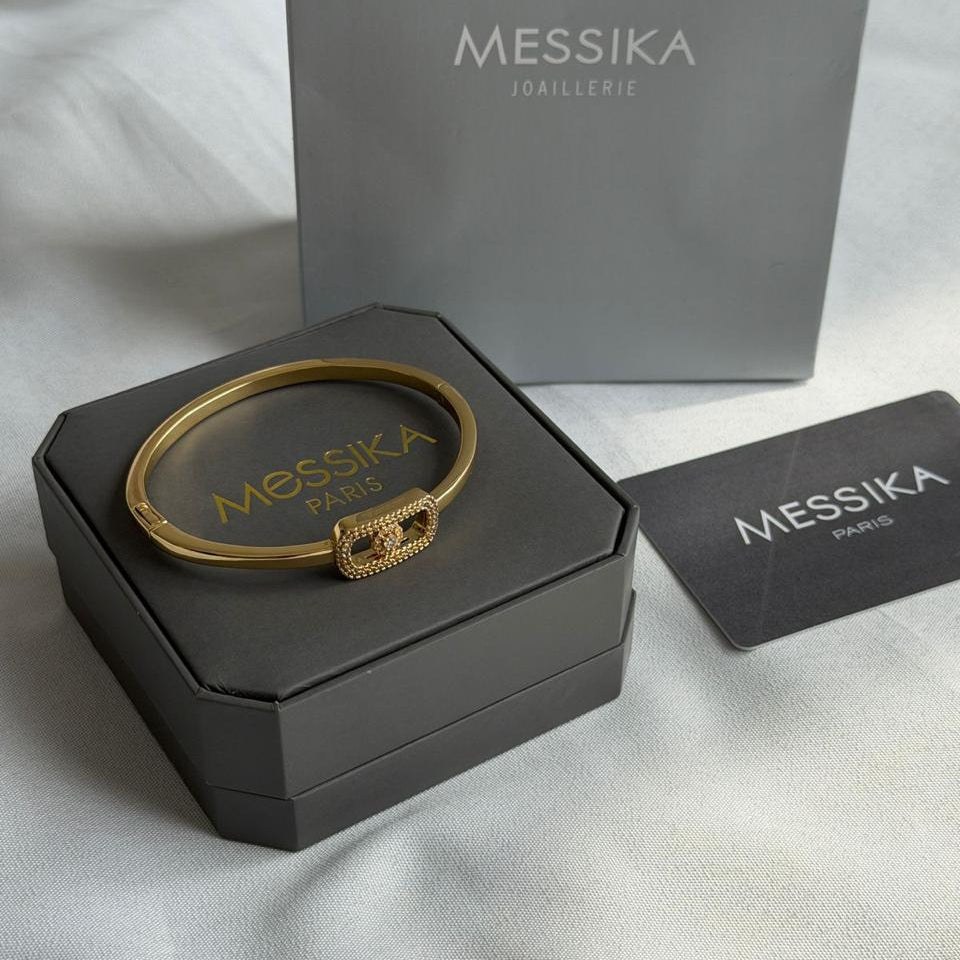 Messika So Move Diamond Pavé Bangle