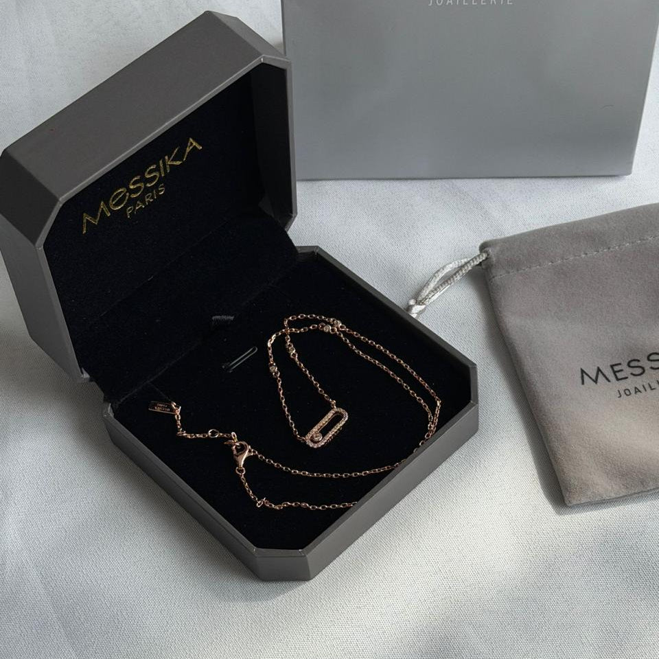 Messika Move Uno Pavé Diamond Necklace