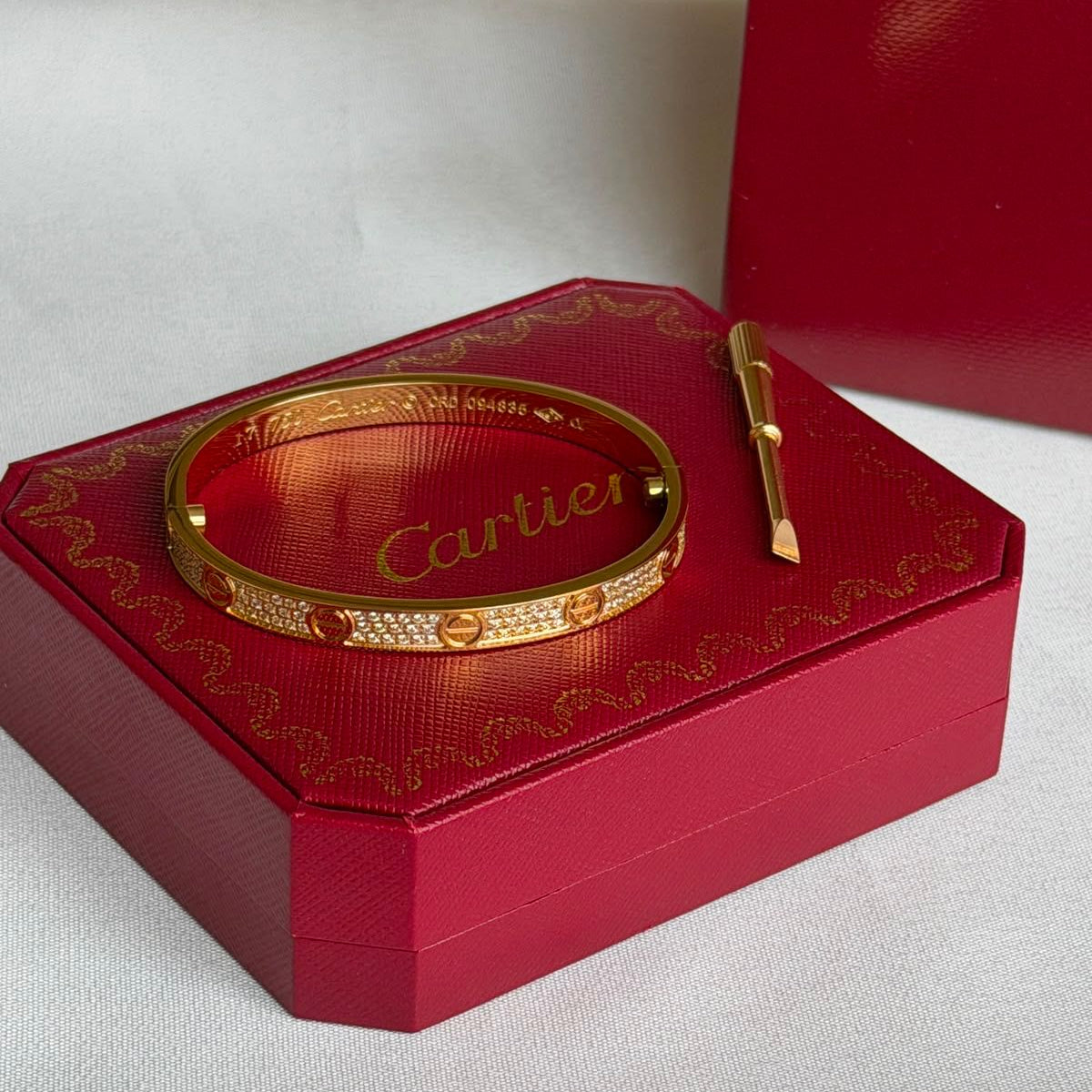Cartier LOVE Bracelet classic model paved