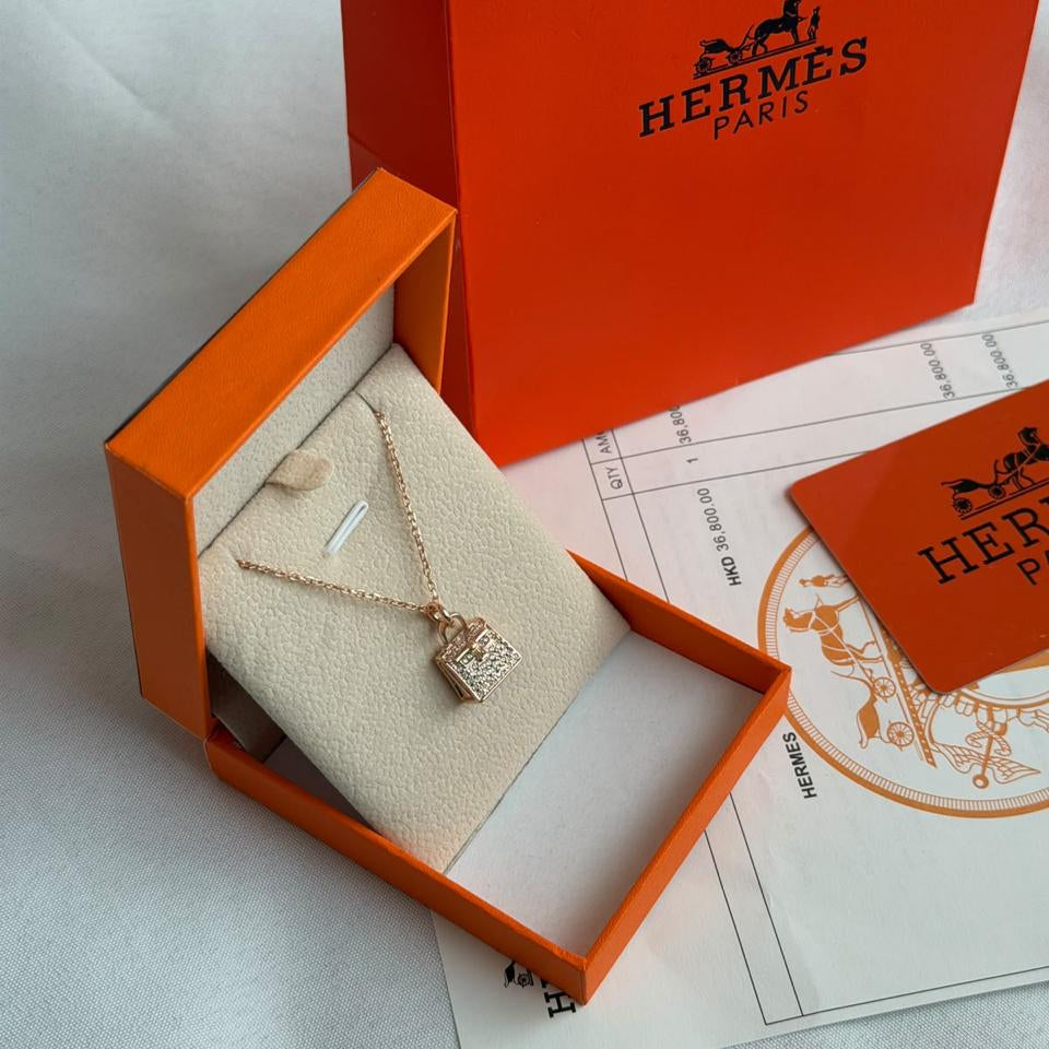 Hermès Amulettes Birkin Pendant Necklace
