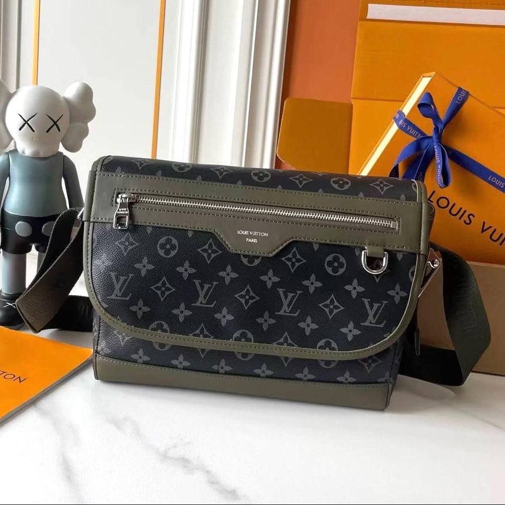 Louis Vuitton Courrier Messenger Monogram Eclipse Bag