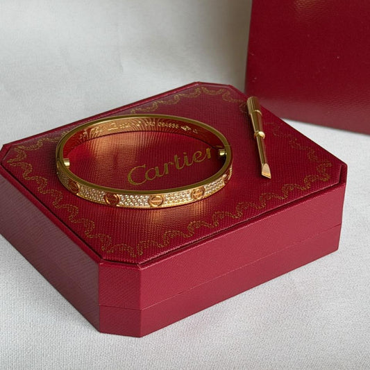 Cartier Love Bracelet Classic Model Paved