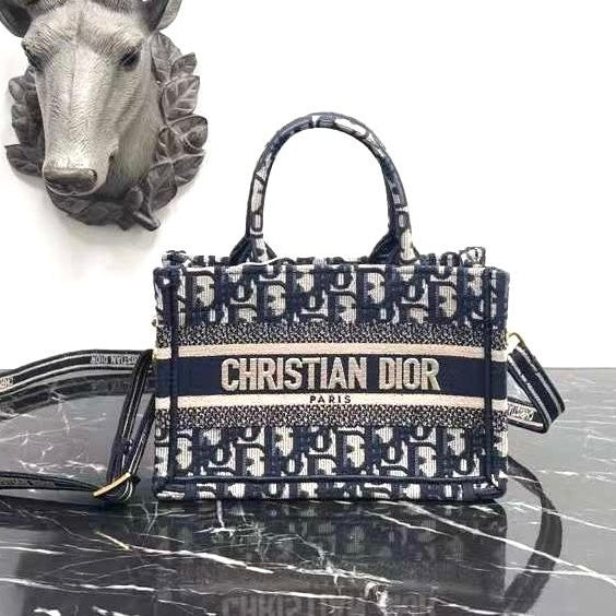 Mini Dior Book Tote With Strap Bag