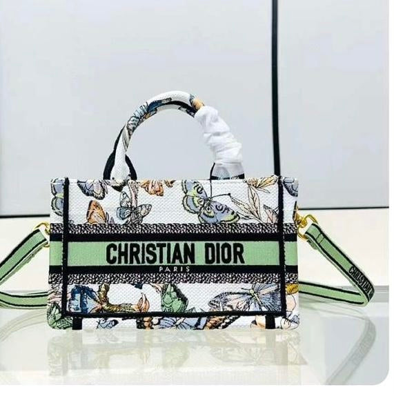 Mini Dior Book Tote With Strap Bag