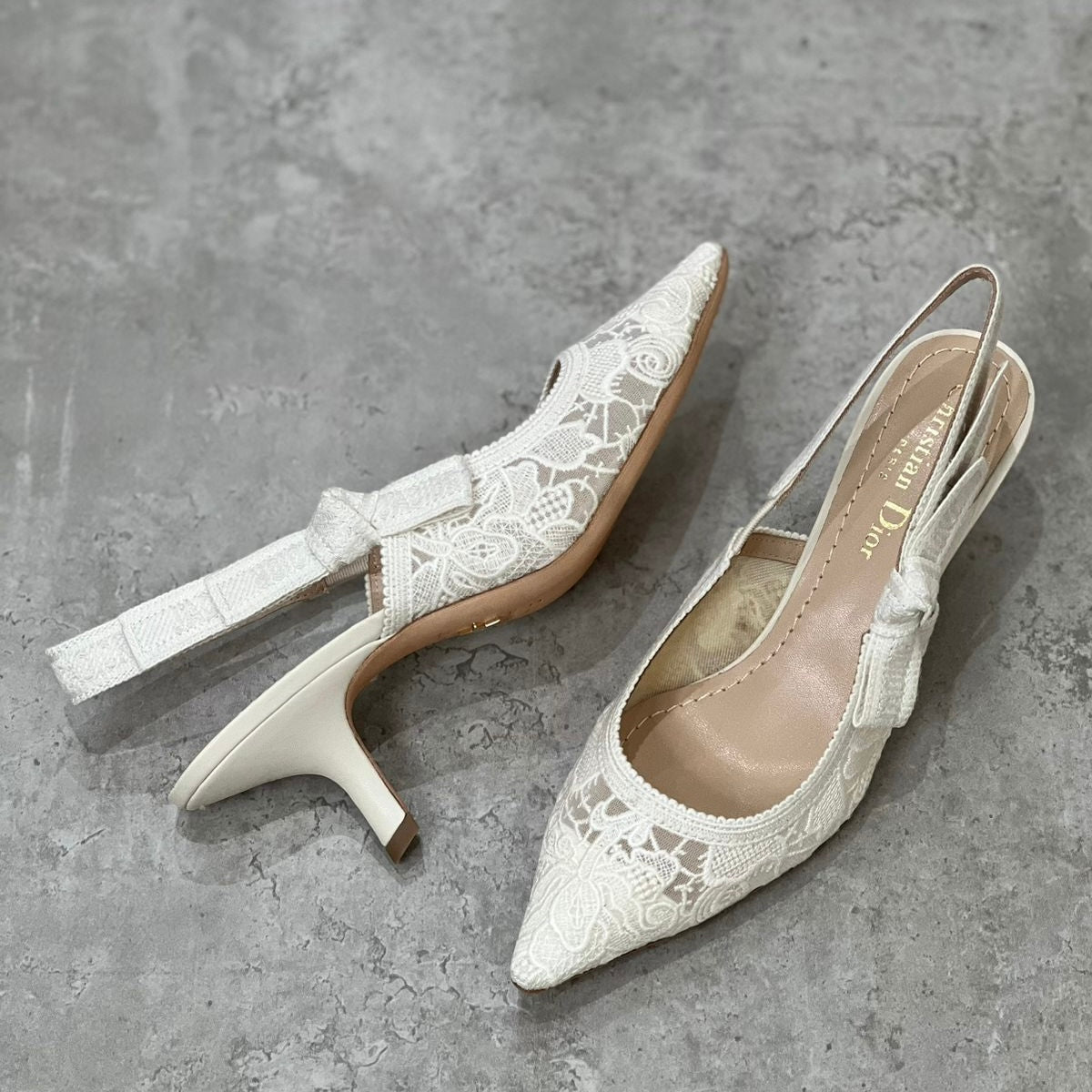 Wedding Shoes Dior Heels White French Bride Gold Wedding Shoes