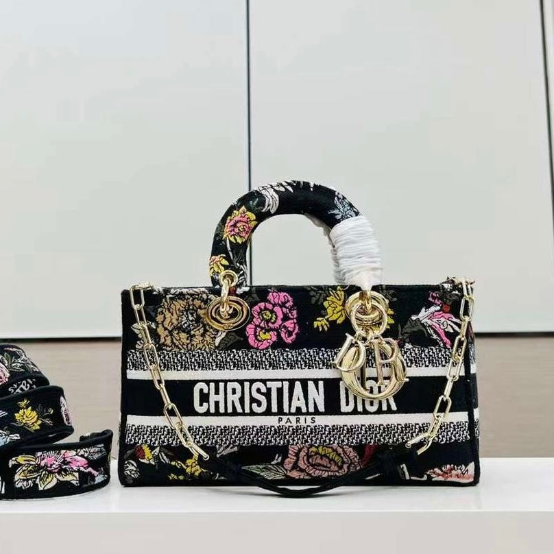 Mini Dior Book Tote With Strap Bag