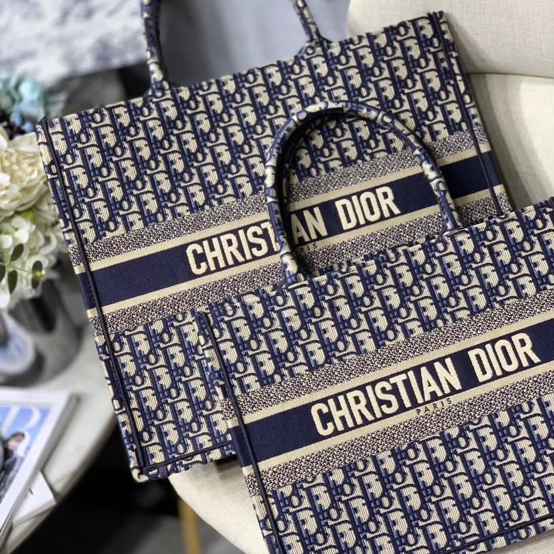 Large  Dior Book Tote Bag