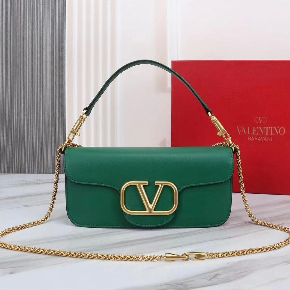 Valentino Loco shoulder Metal Logo Small Bag