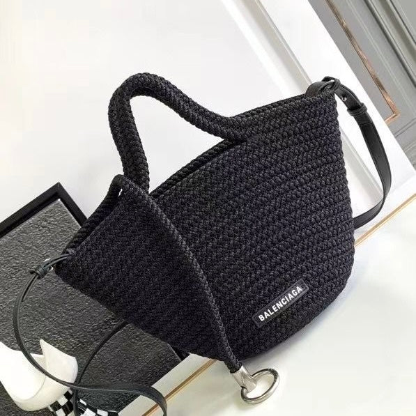 Balenciaga Ibiza Designer Basket Knittin Bag