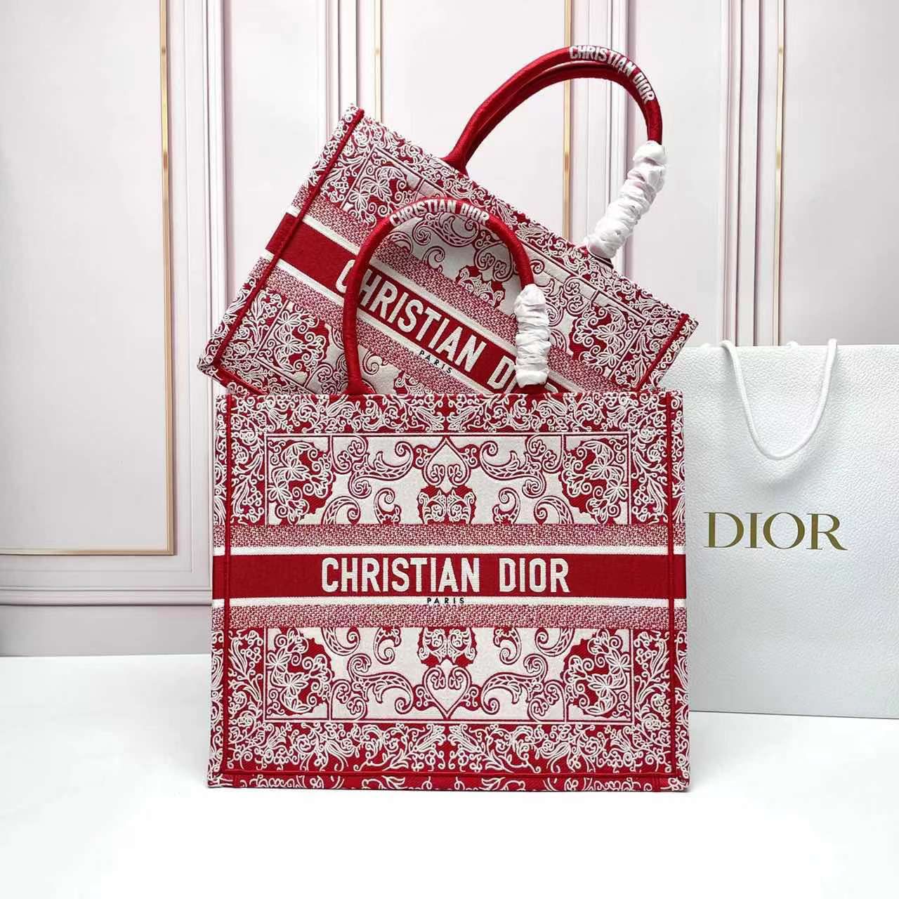 Large  Dior Book Tote Bag