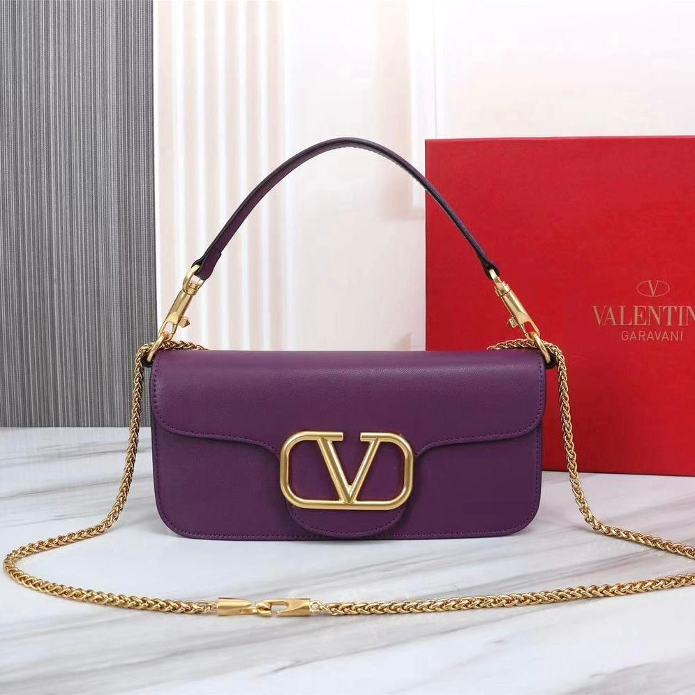 Valentino Loco shoulder Metal Logo Small Bag